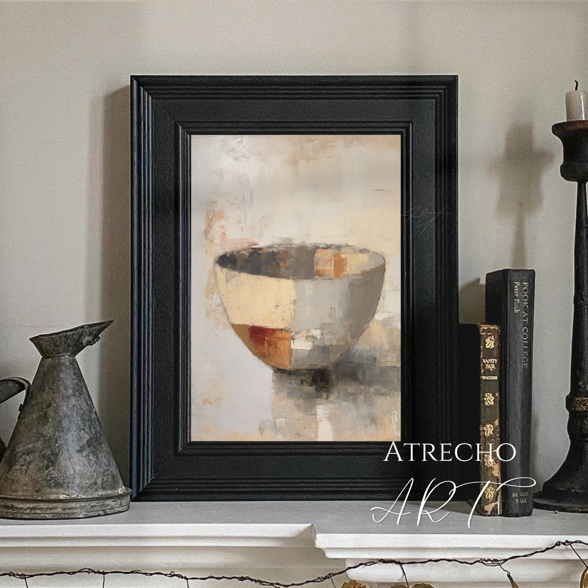 ABSTRACT BOWL | Printed Artwork | AB15 - Atrecho Art