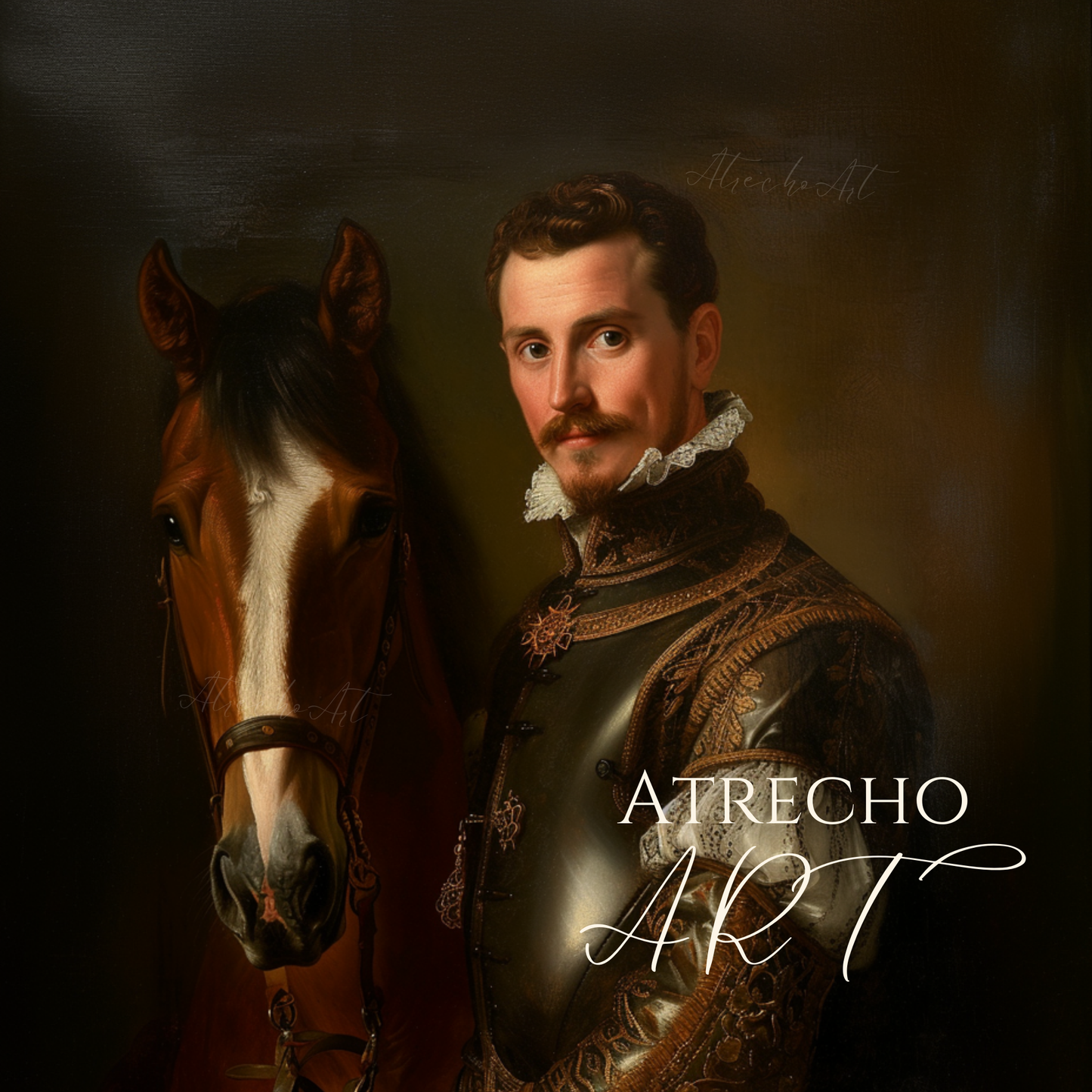 LORD AND HIS HORSE | Printed Artwork | PE93