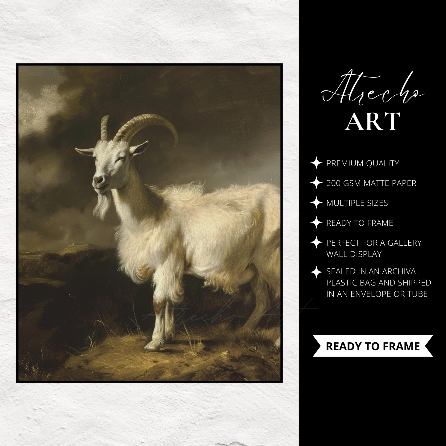 SPANISH GOAT | Printed Artwork | AN91