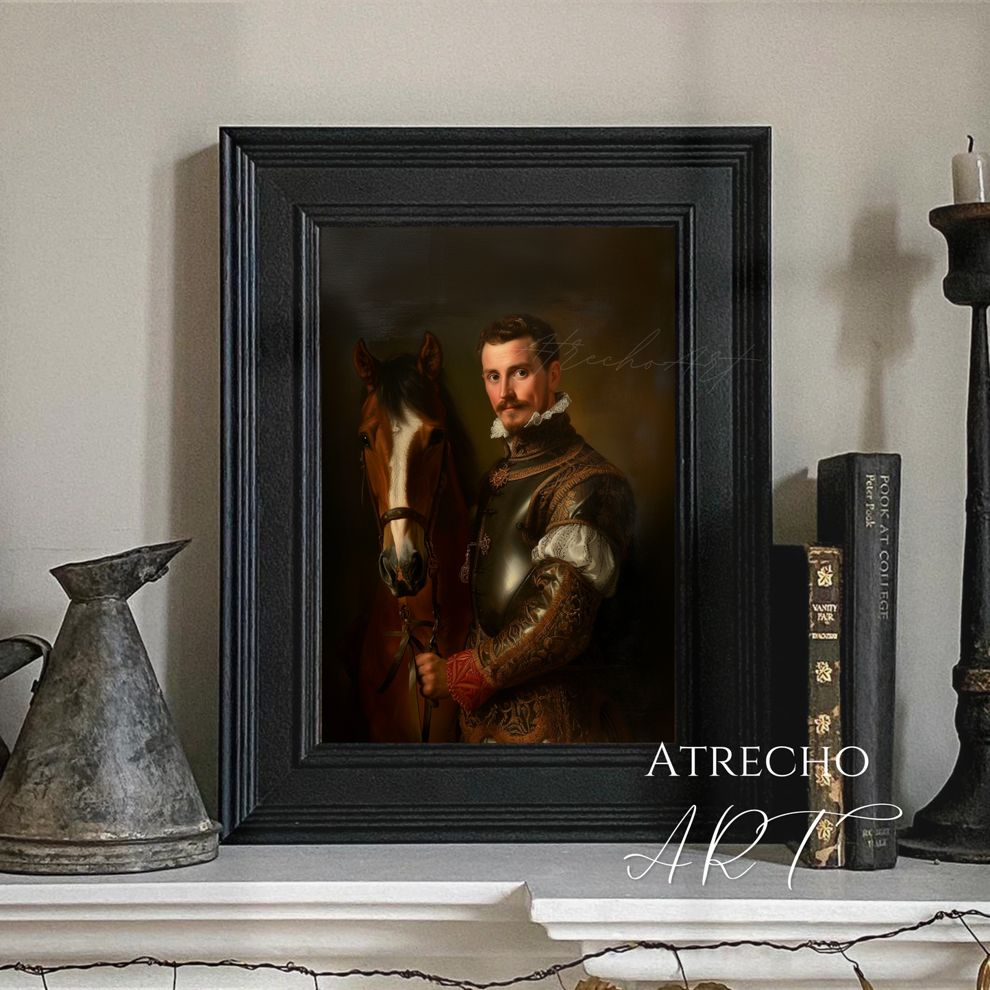 LORD AND HIS HORSE | Printed Artwork | PE93