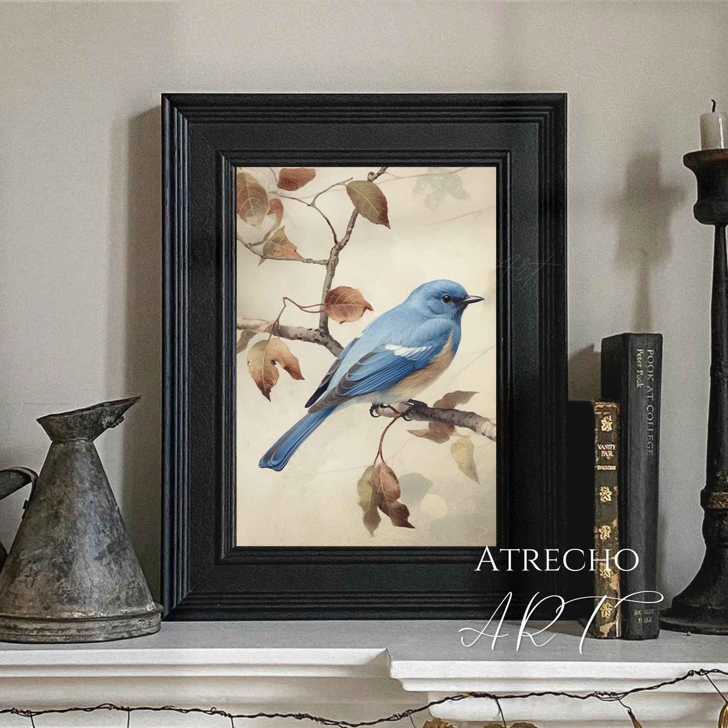 BLUEBIRD | Print or Canvas | AN09