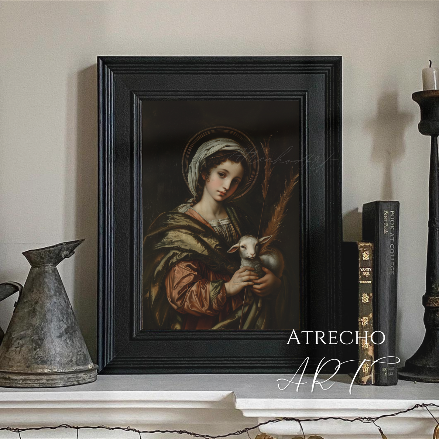 SAINT AGNES |  Printed Artwork | RE32