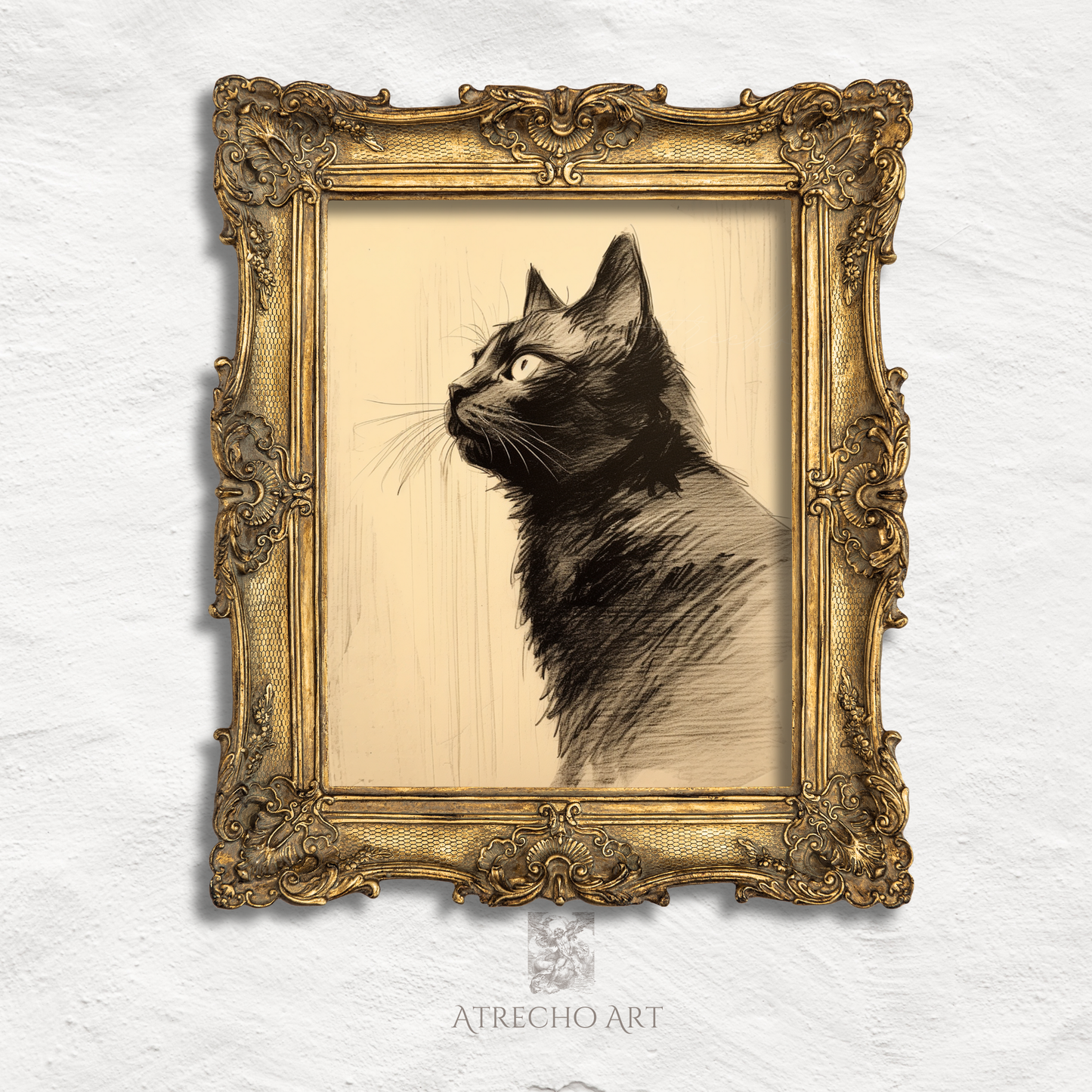 CHAT NOIR | Oeuvre imprimée | AN01