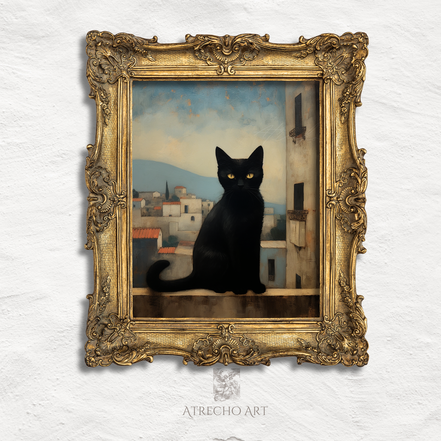 CHAT NOIR | Oeuvre imprimée | AN21