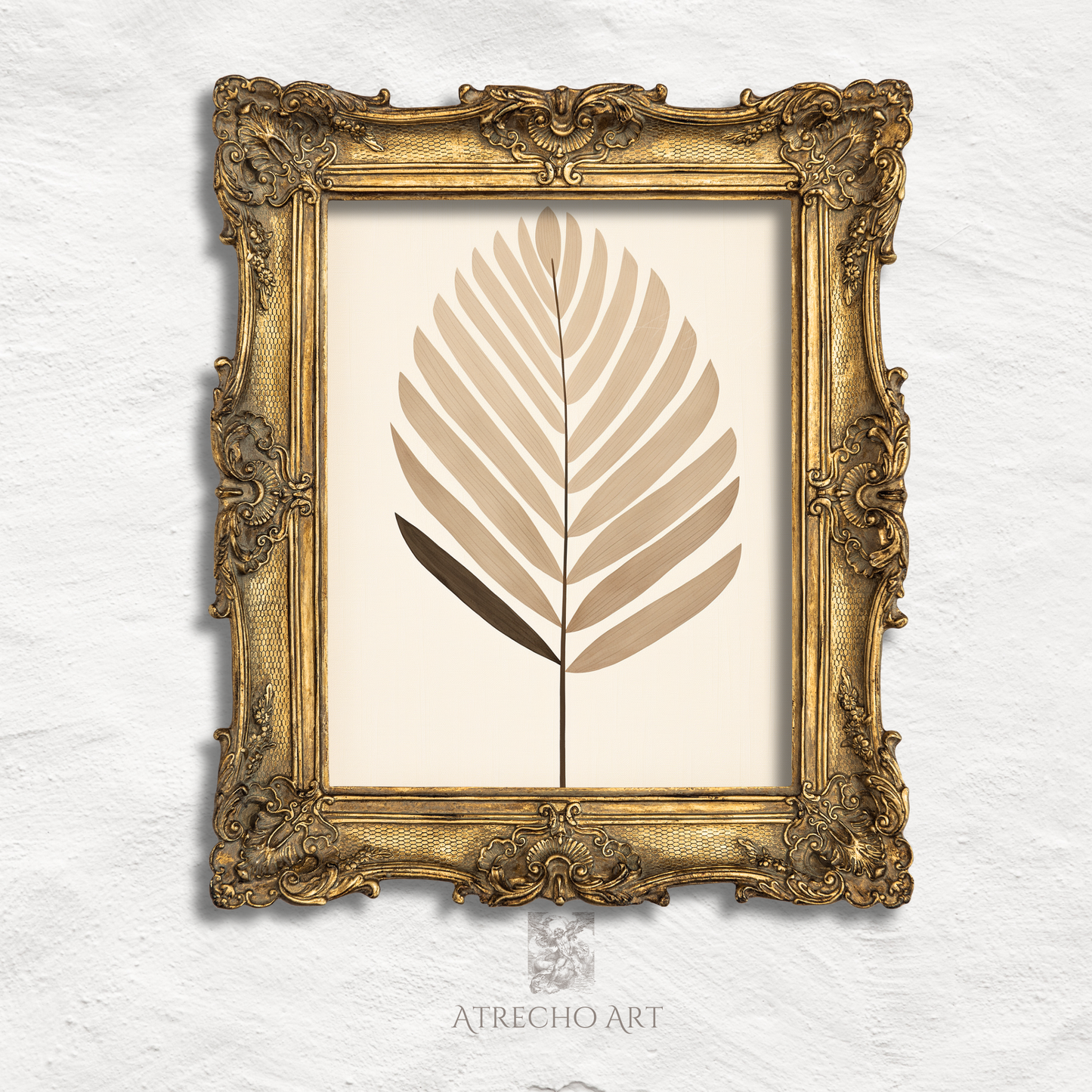 ABSTRACT PALM LEAF | Printed Artwork | AB16
