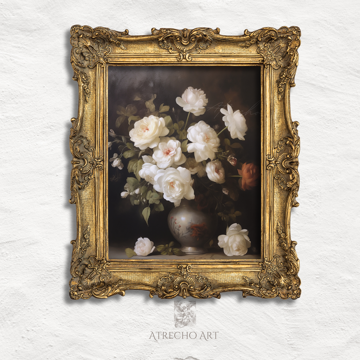 WHITE ROSES | Printed Artwork | FL55