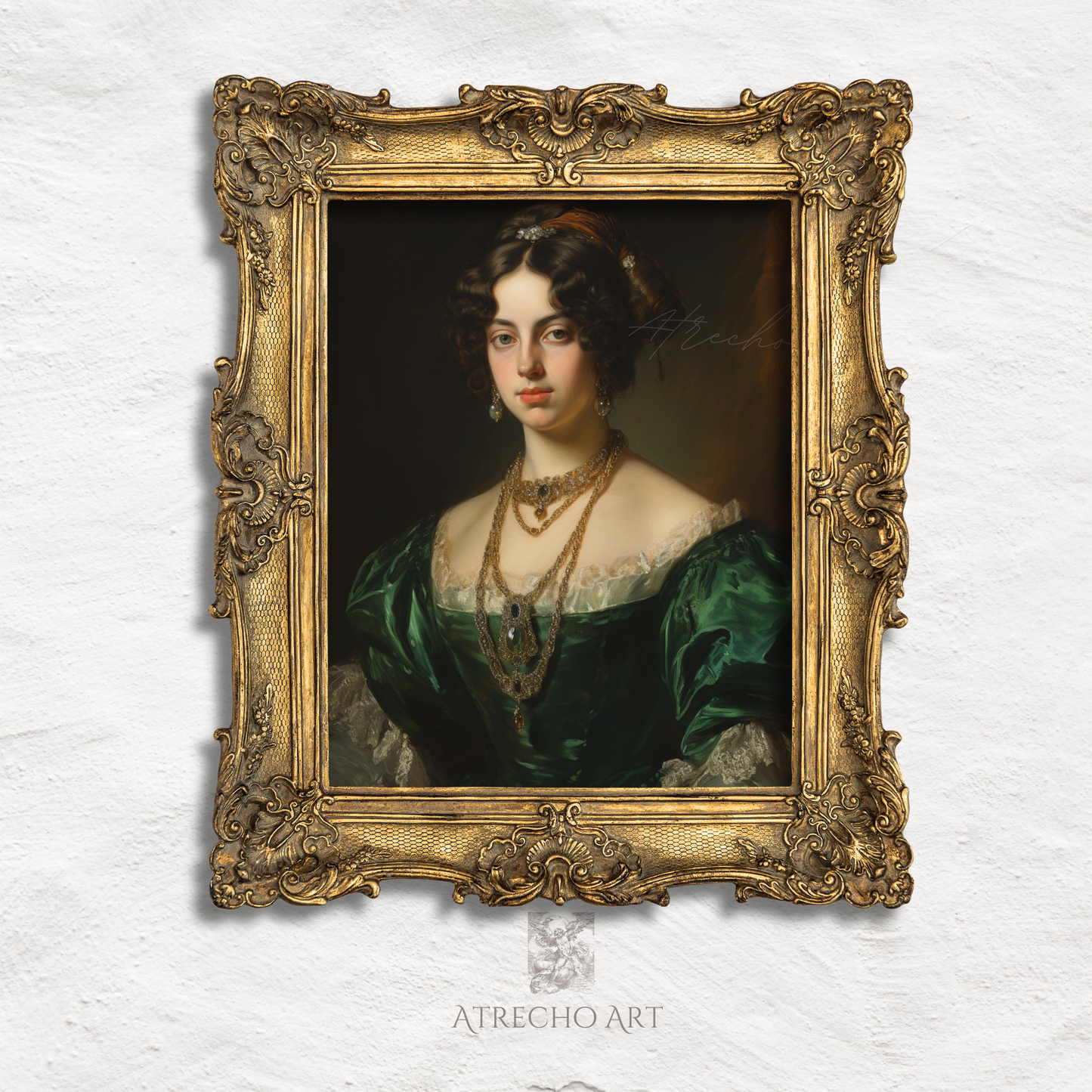 LADY IN GREEN | Printed Artwork | PE02
