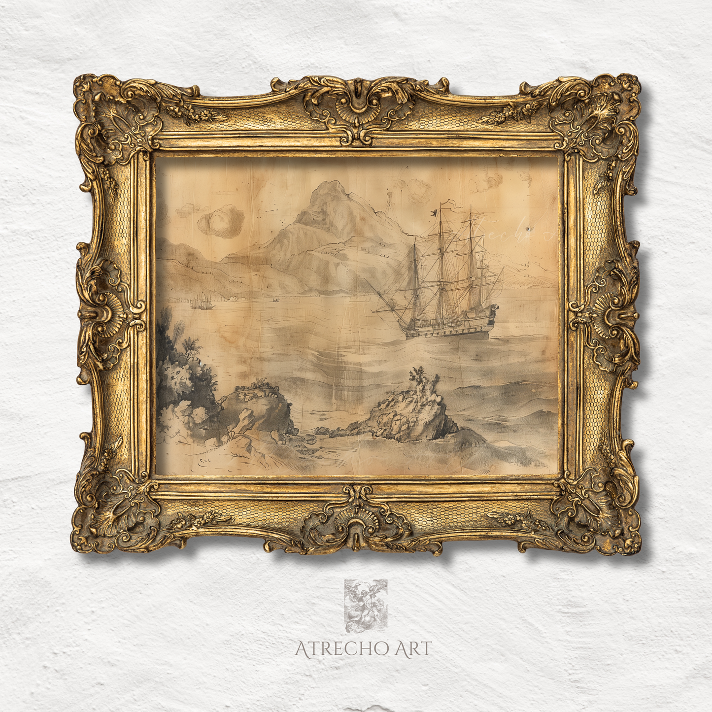 BOCETO DE BARCO | Obra impresa | NA16