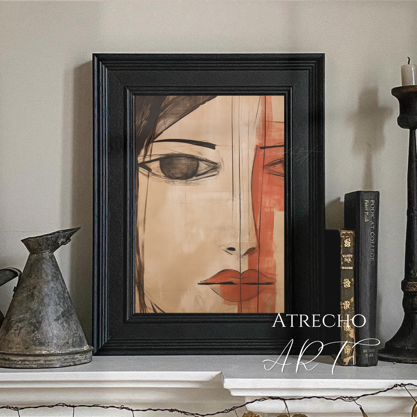 ABSTRACT FACE | Printed Artwork | AB02