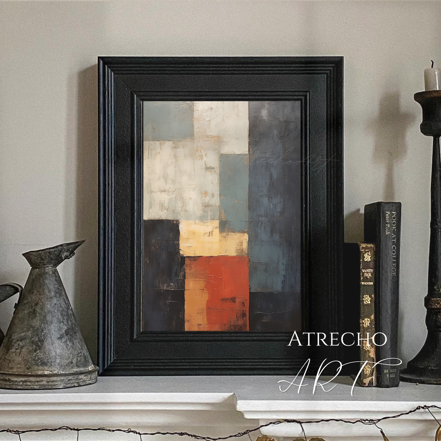 ABSTRACT COLOR BLOCK | Printed Artwork | AB04