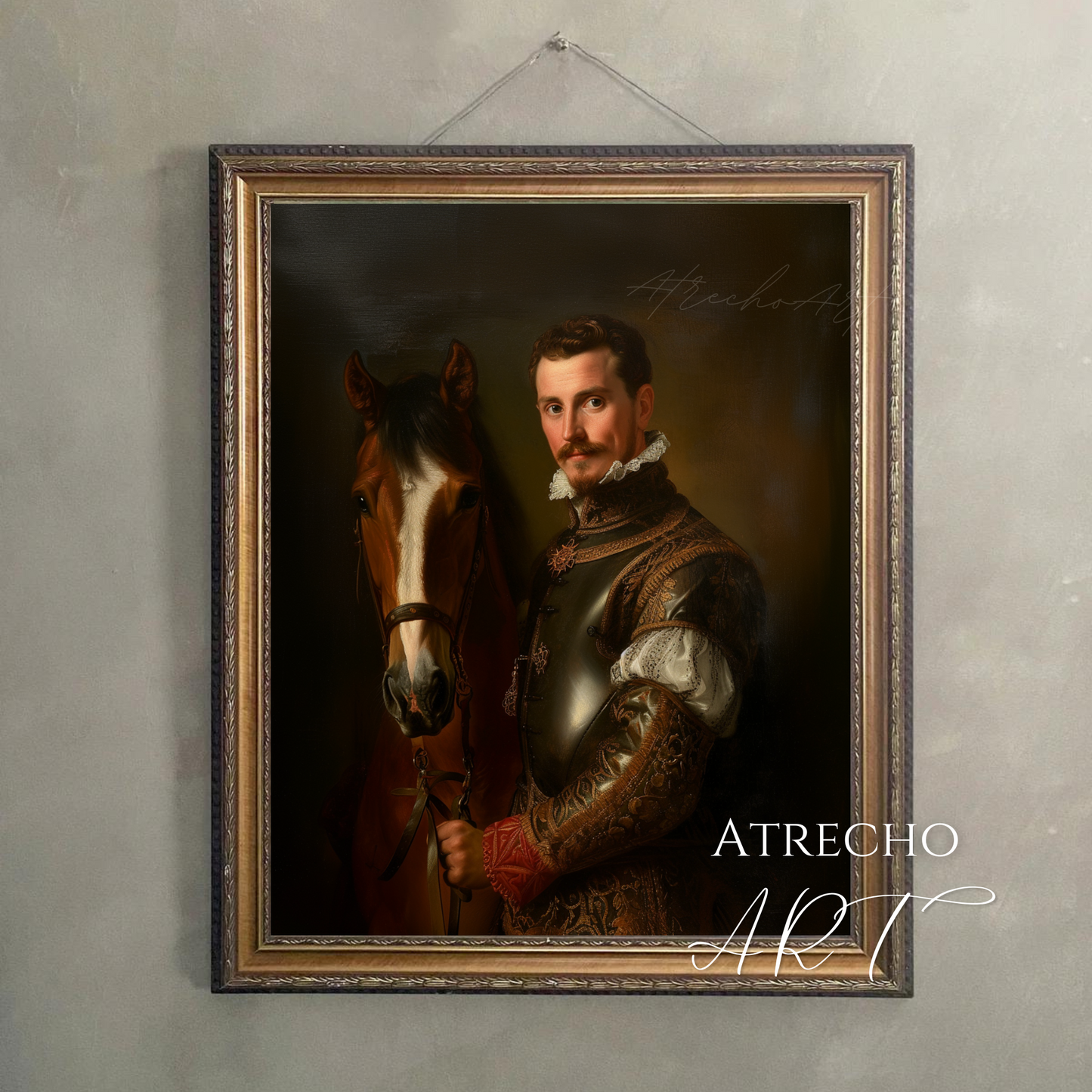 LORD AND HIS HORSE | Printed Artwork | PE93