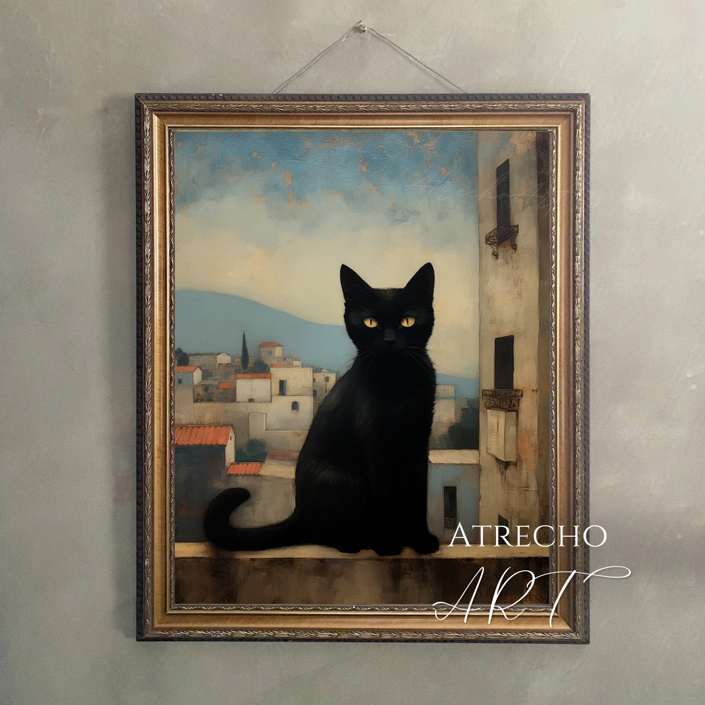 CHAT NOIR | Oeuvre imprimée | AN21