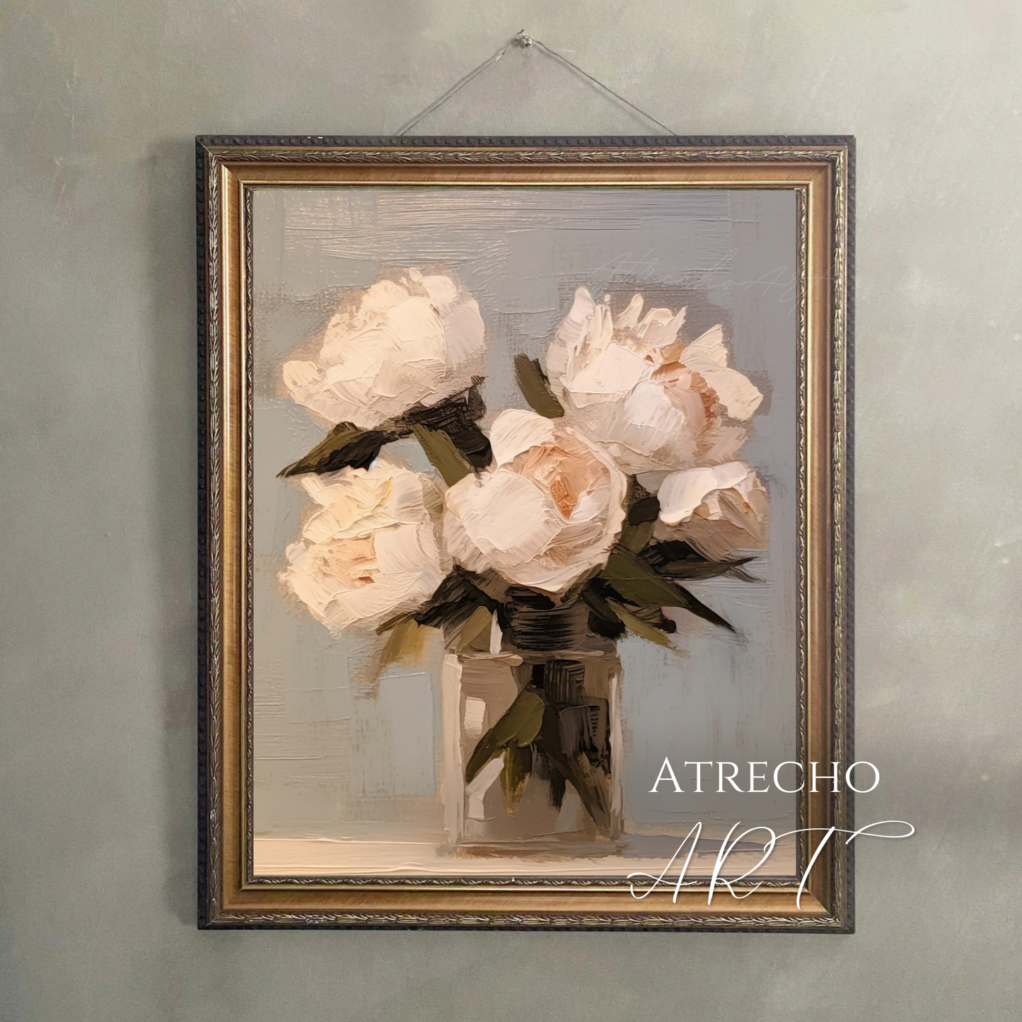 ABSTRACT PEONIES | Printed Artwork | AB10