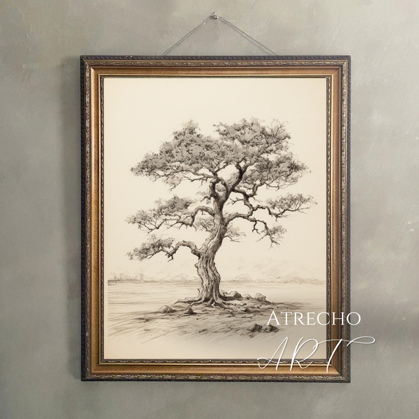 ALEPPO TREE | Printed Artwork | TR03