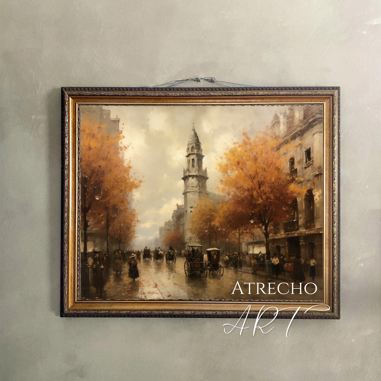 AUTUMN STREET | Printed Artwork | AR23
