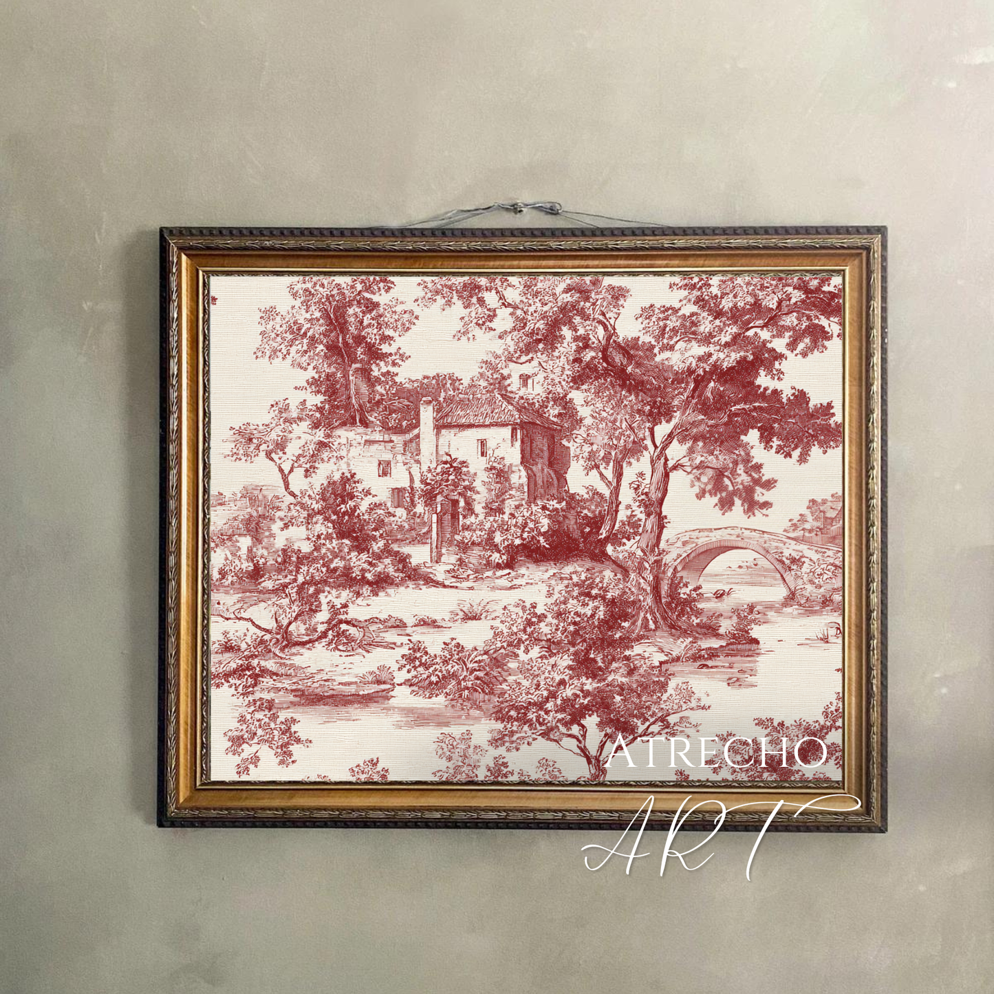 TOILE ROUGE | Oeuvre imprimée | TE26