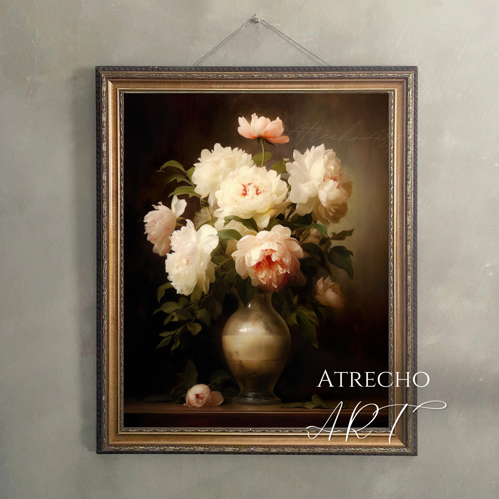 PEONIES | Printed Artwork | FL08 - Atrecho Art