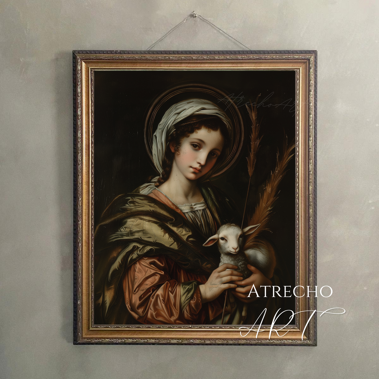 SAINT AGNES |  Printed Artwork | RE32