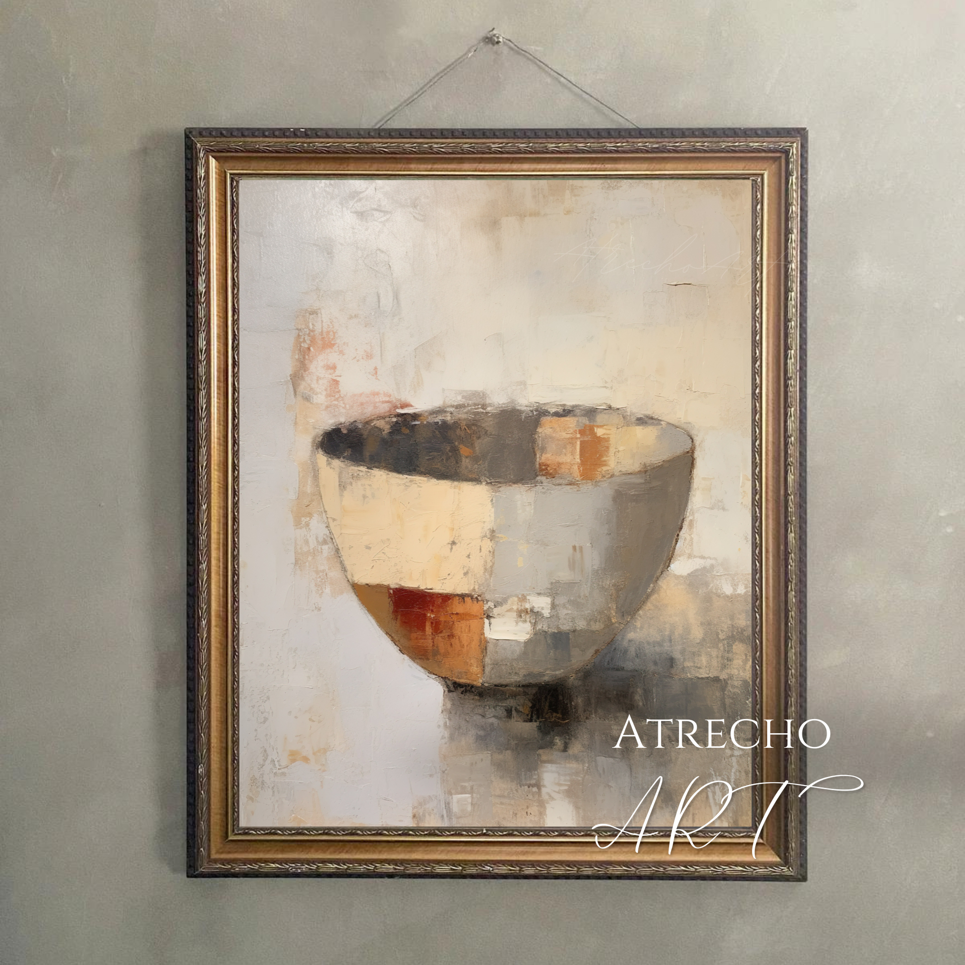 ABSTRACT BOWL | Printed Artwork | AB15 - Atrecho Art