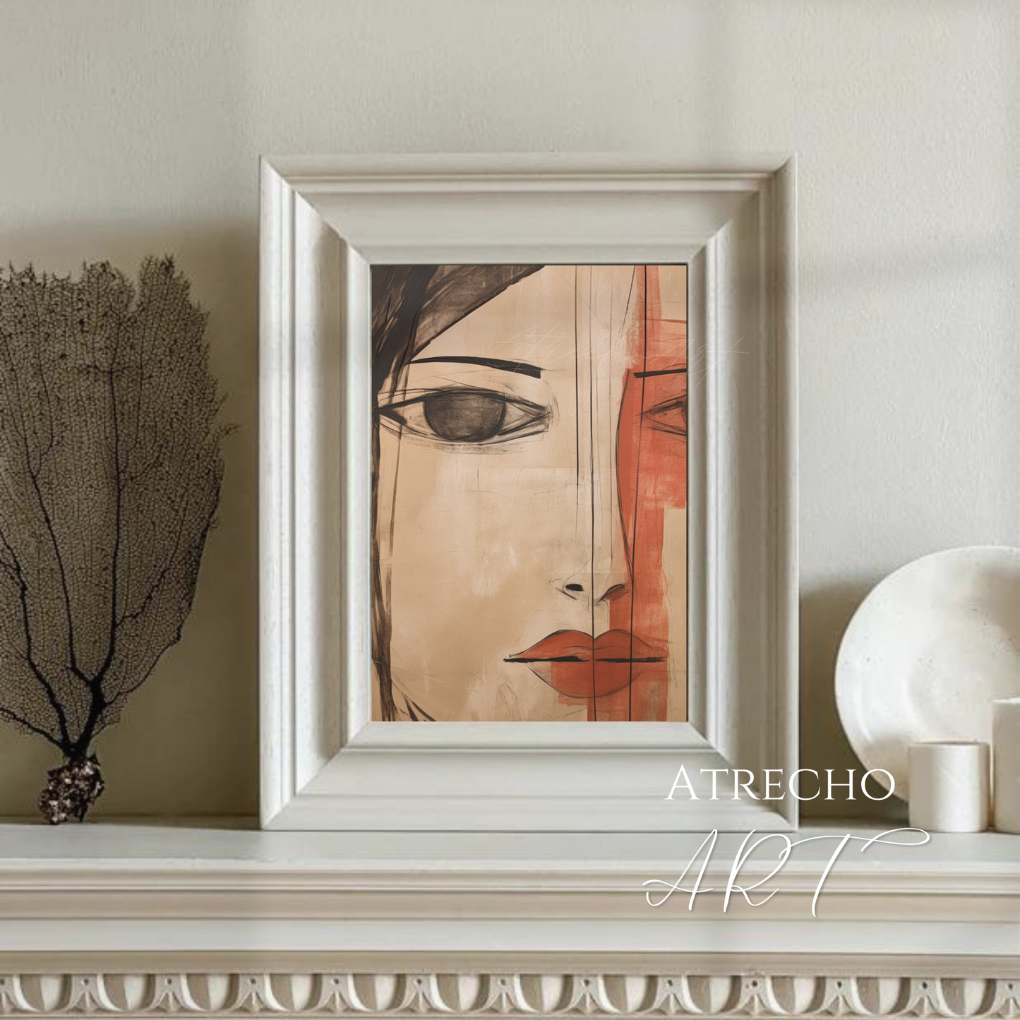 ABSTRACT FACE | Printed Artwork | AB02