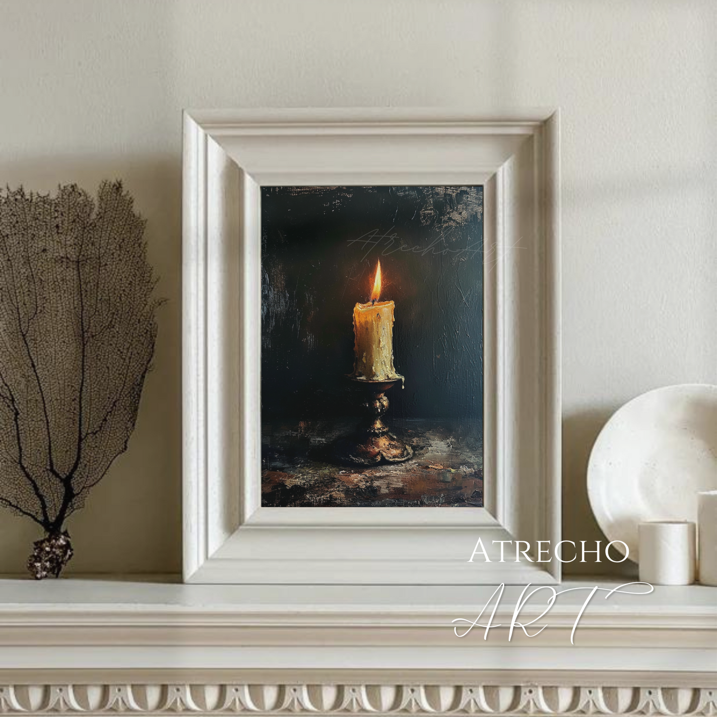 VINTAGE CANDLE | Printed Artwork | SL12