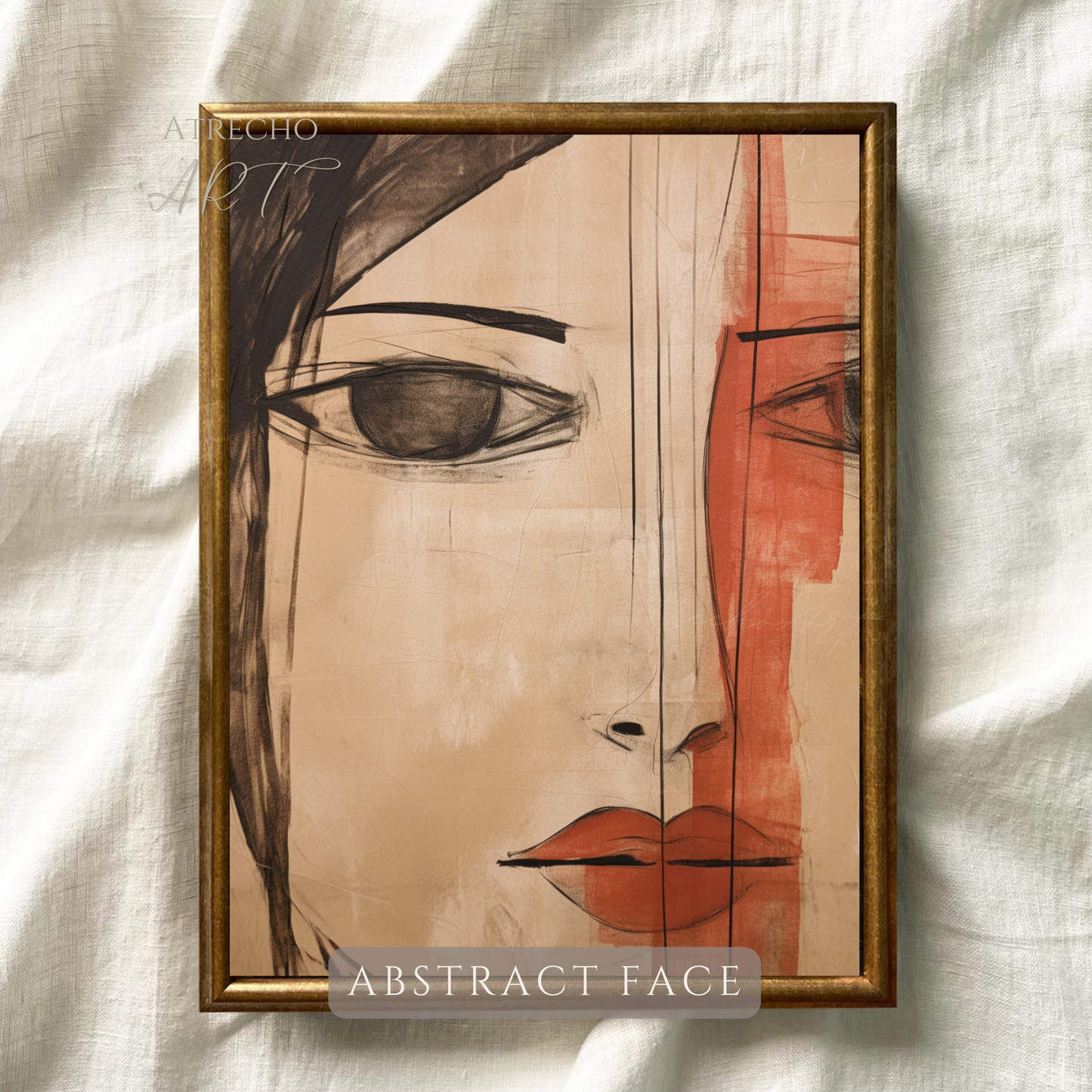 ABSTRACT FACE | Printed Artwork | AB02