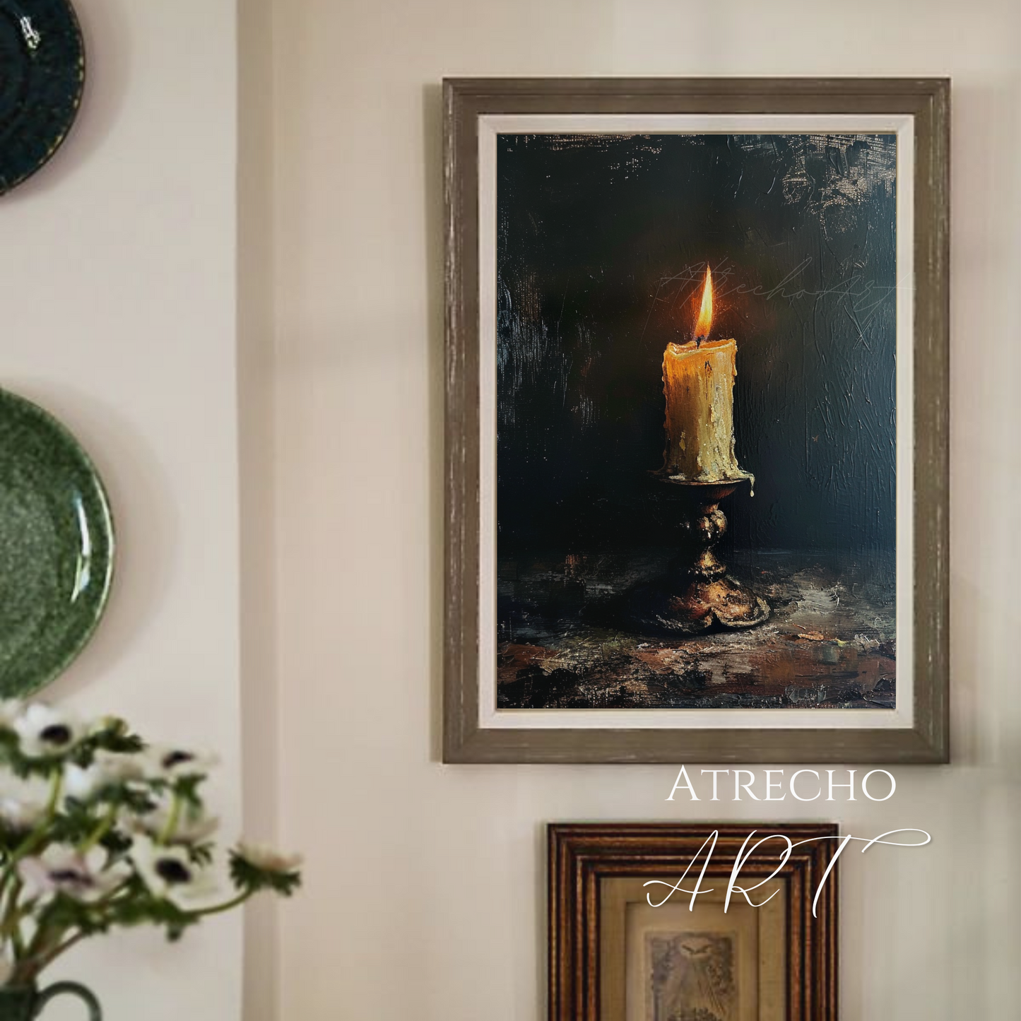 VINTAGE CANDLE | Printed Artwork | SL12