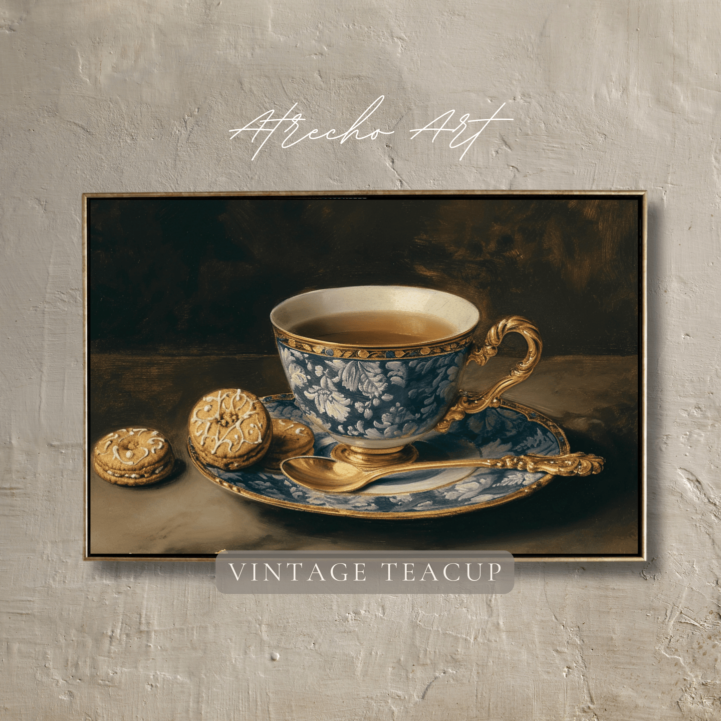 TEACUP | Printed Artwork | SL58 | Fine Art Poster | Textile Wall Art