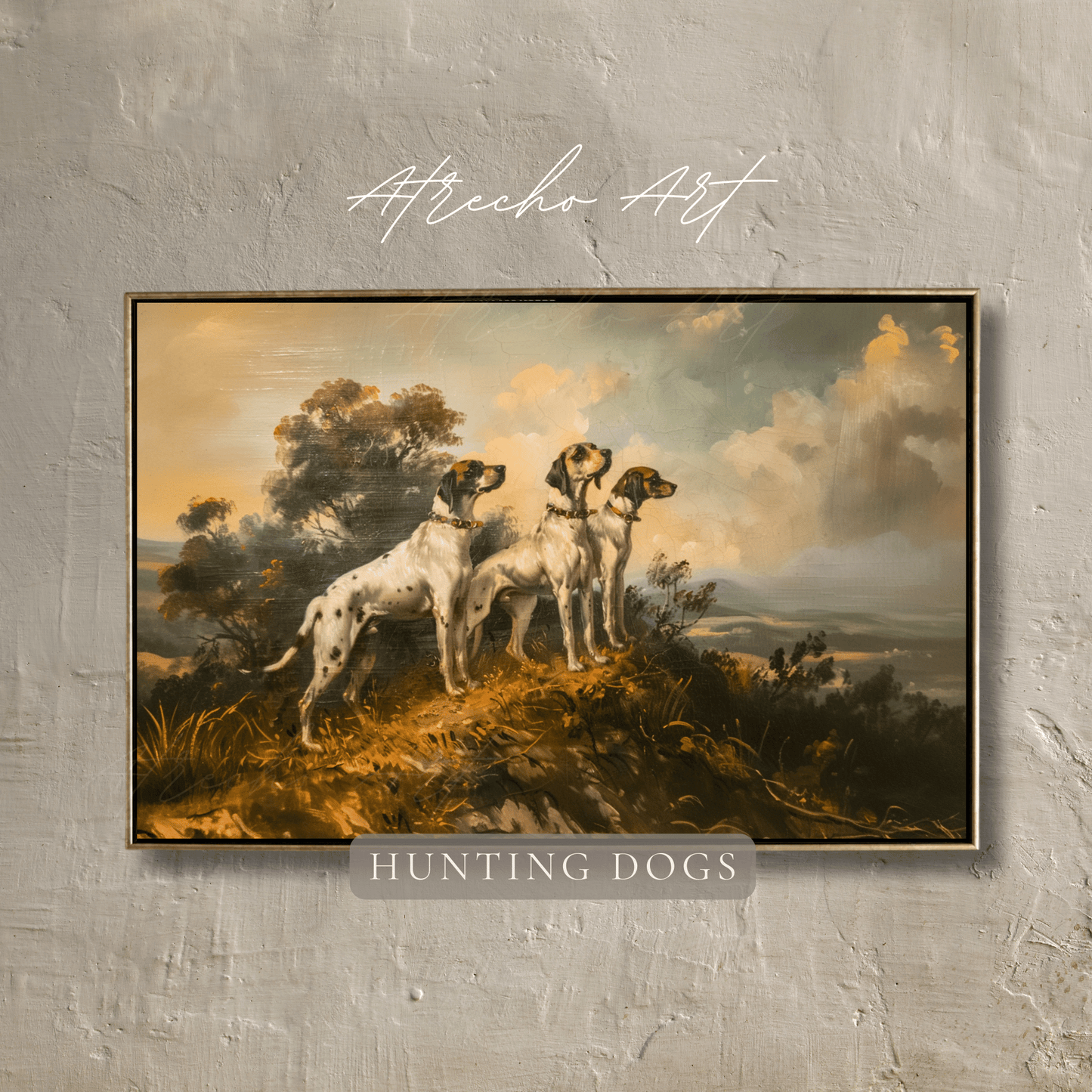 HUNTING DOGS | Printed Artwork | AN87