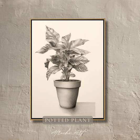 POTTED PLANT | Printed Artwork | TR19