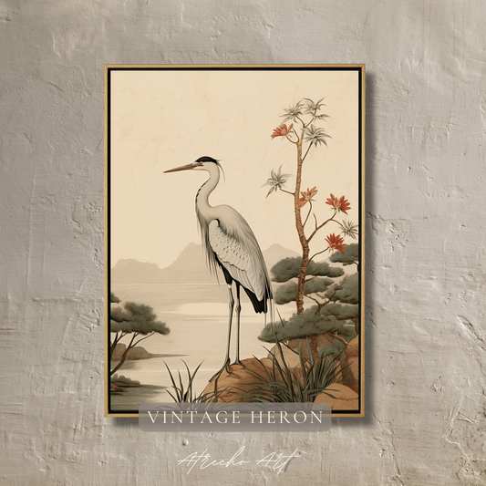 HERON | Printed Artwork | AN74