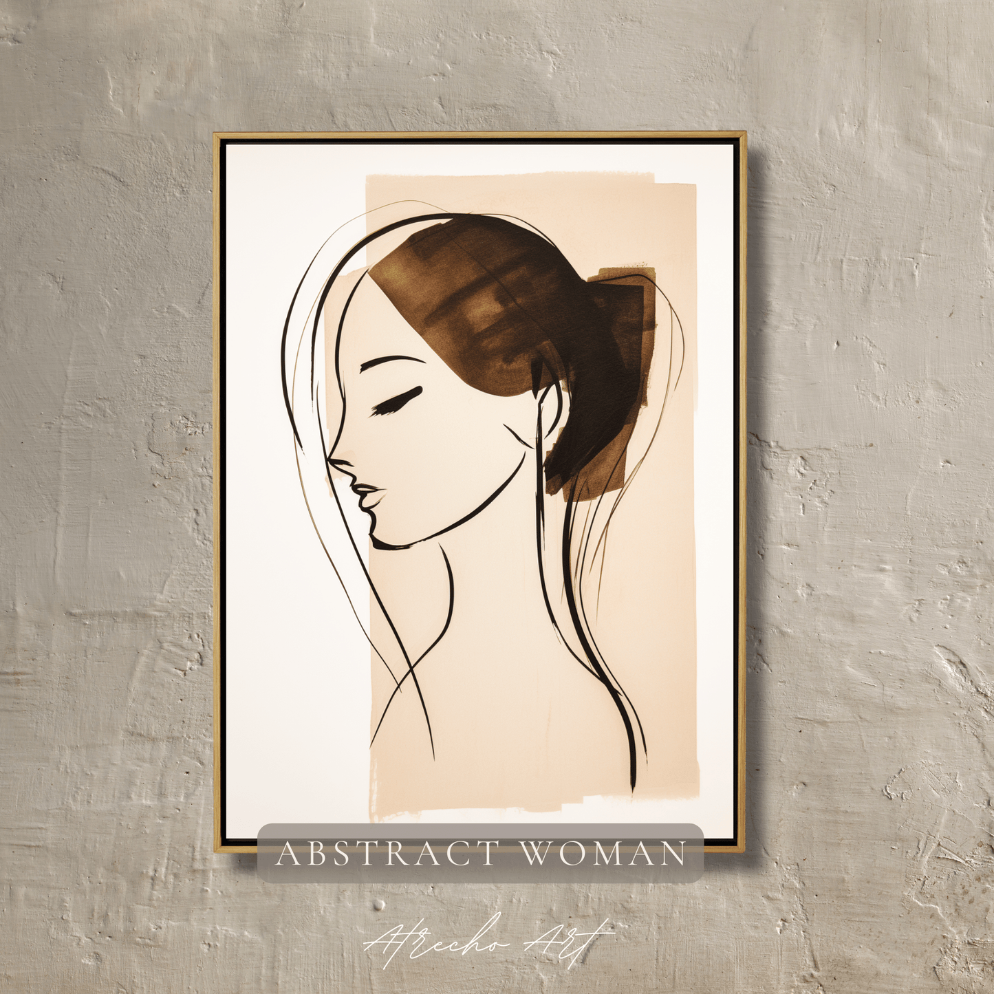 ABSTRACT WOMAN | Printed Artwork | AB14