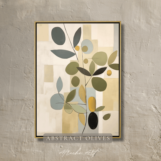 ABSTRACT OLIVES | Printed Artwork | AB23