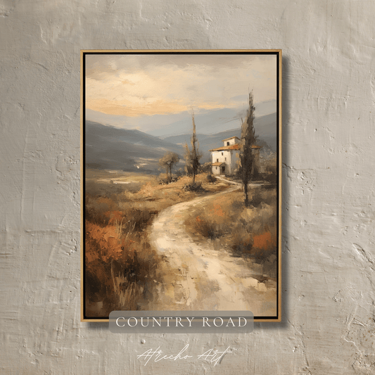  COUNTRY ROAD | Printed Artwork french apartment aesthetic