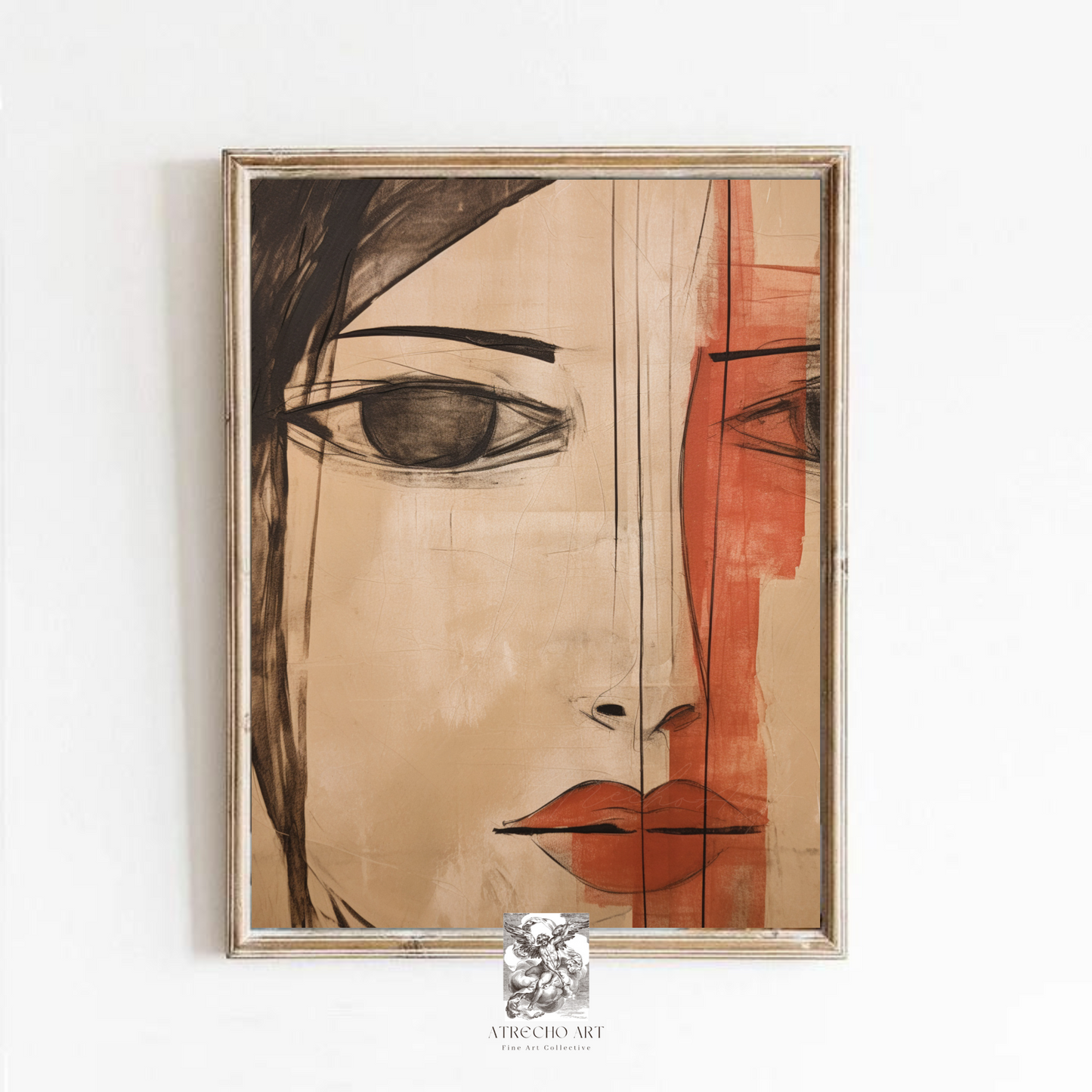 ABSTRACT FACE | Printed Artwork | AB02