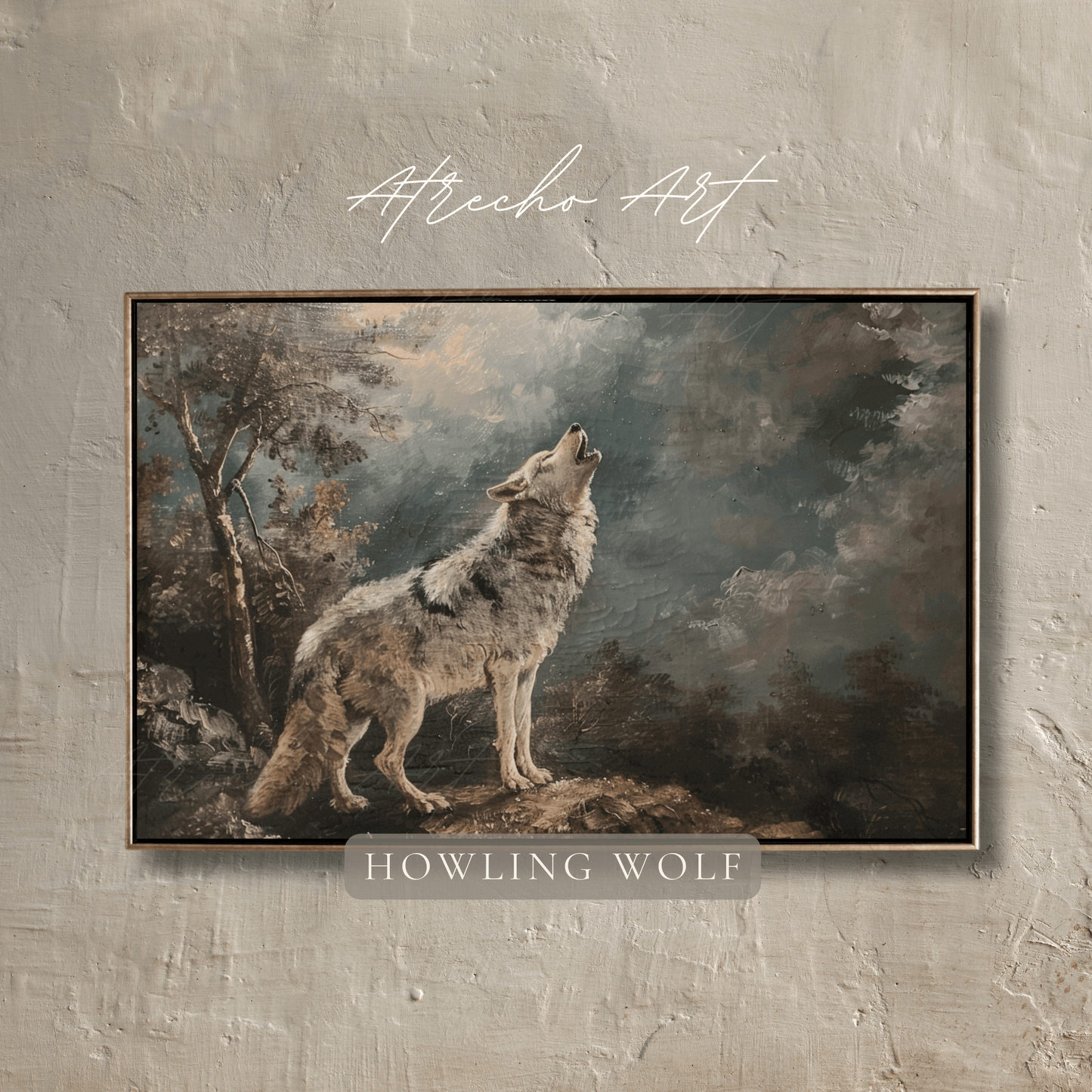 HOWLING WOLF | Printed Artwork | AN86