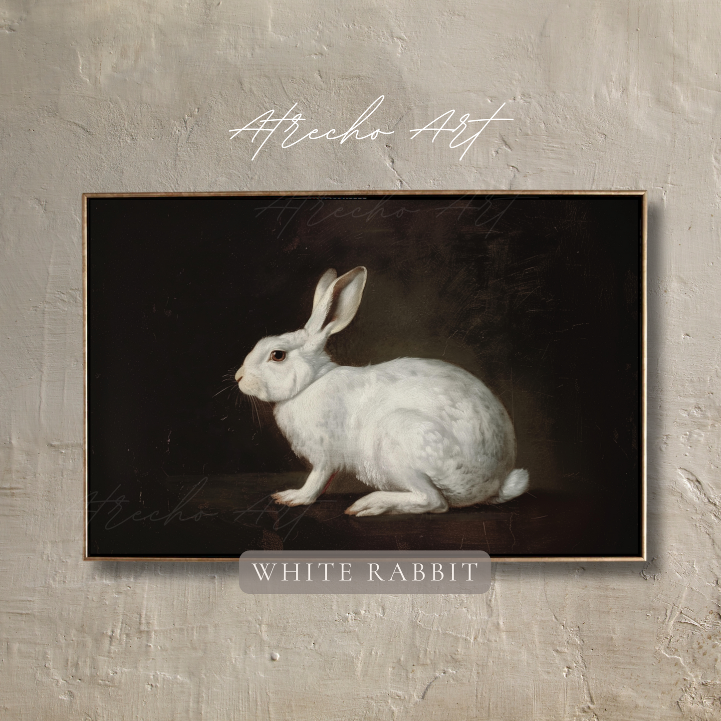 WHITE RABBIT | Printed Artwork | AN88