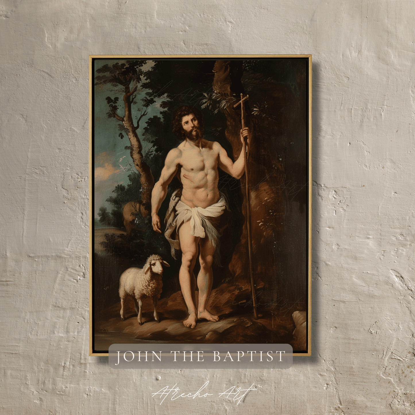 SAINT JOHN THE BAPTIST | Printed Artwork | RE09 - Atrecho Art