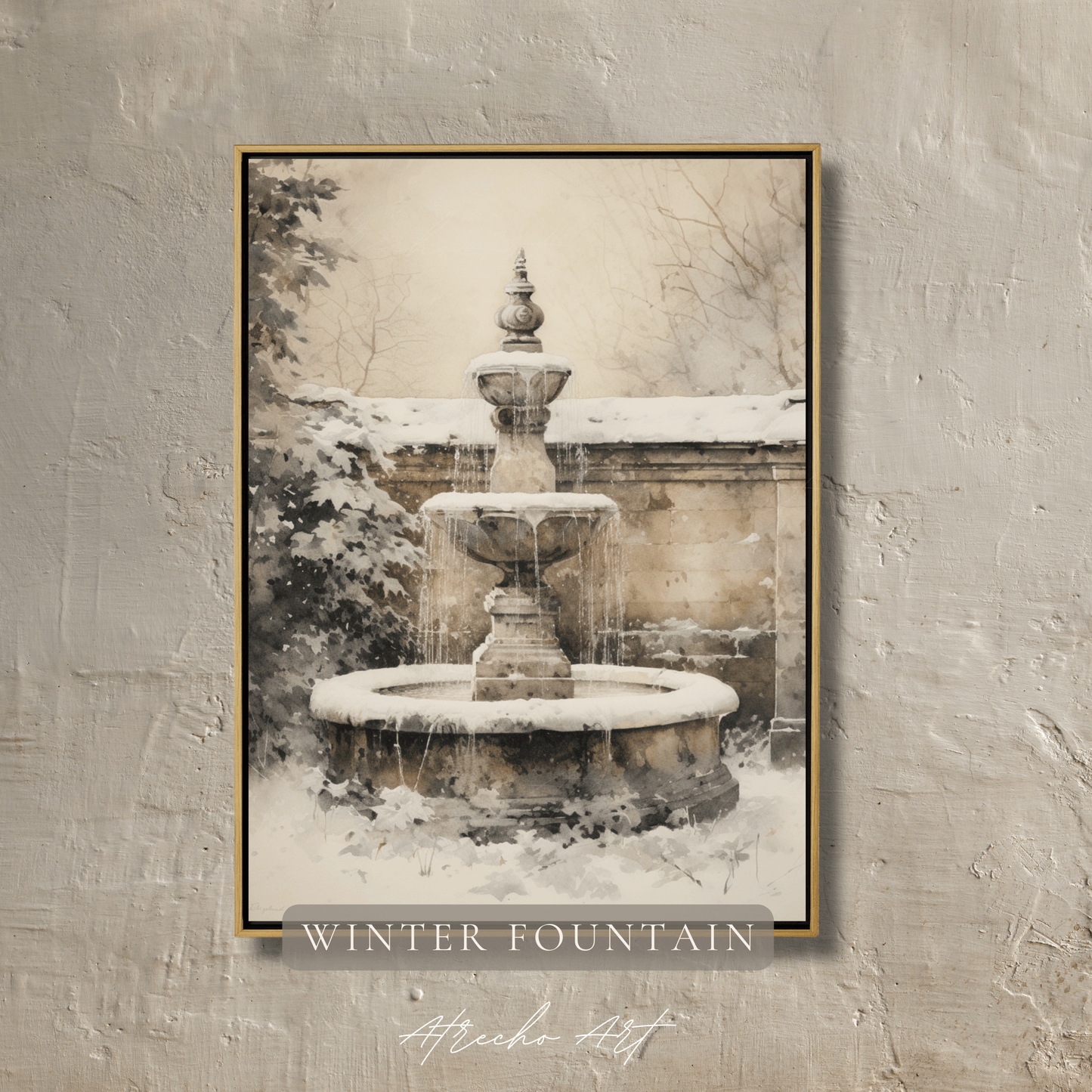 WINTER FOUNTAIN | Printed Artwork | AR38