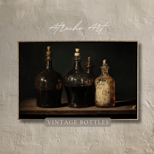 VINTAGE BOTTLES | Printed Artwork | SL28