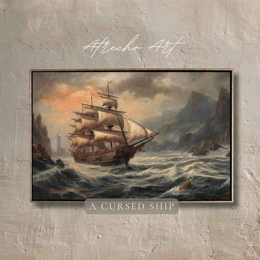 THE CURSED SHIP | Printed Artwork | NA04