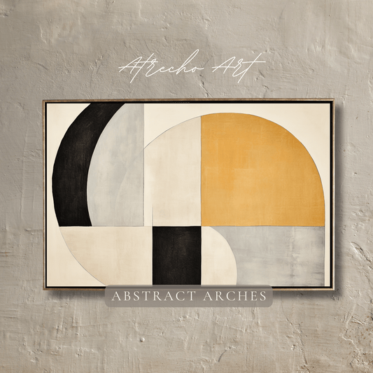 ABSTRACT ARCHES | Printed Artwork | Abstract Art Print | Abstract Fine Art Poster | Neutral Wall Art AB03 Poster Decor