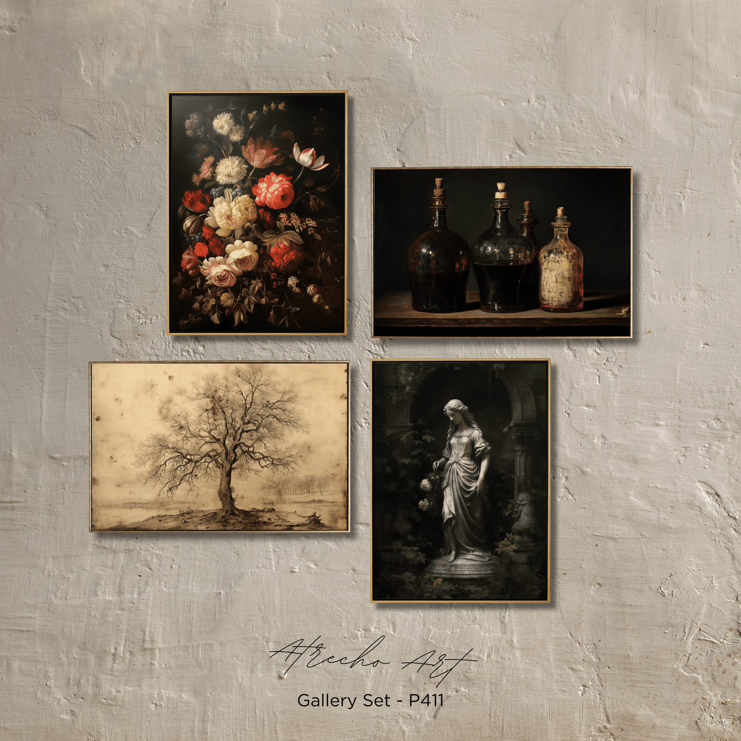 SET OF FOUR Prints | P411 | Witchcore Collection