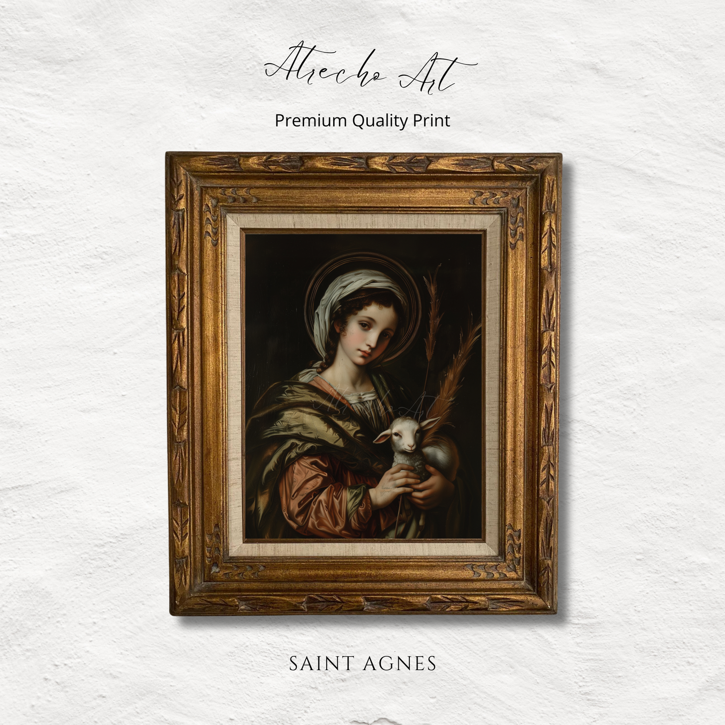 SAINT AGNES |  Printed Artwork | RE32