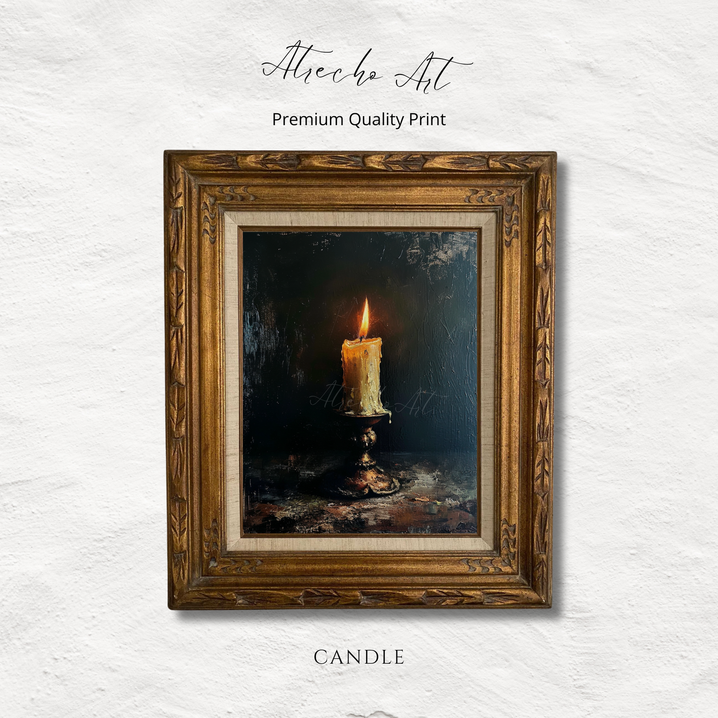 VINTAGE CANDLE | Printed Artwork | SL12