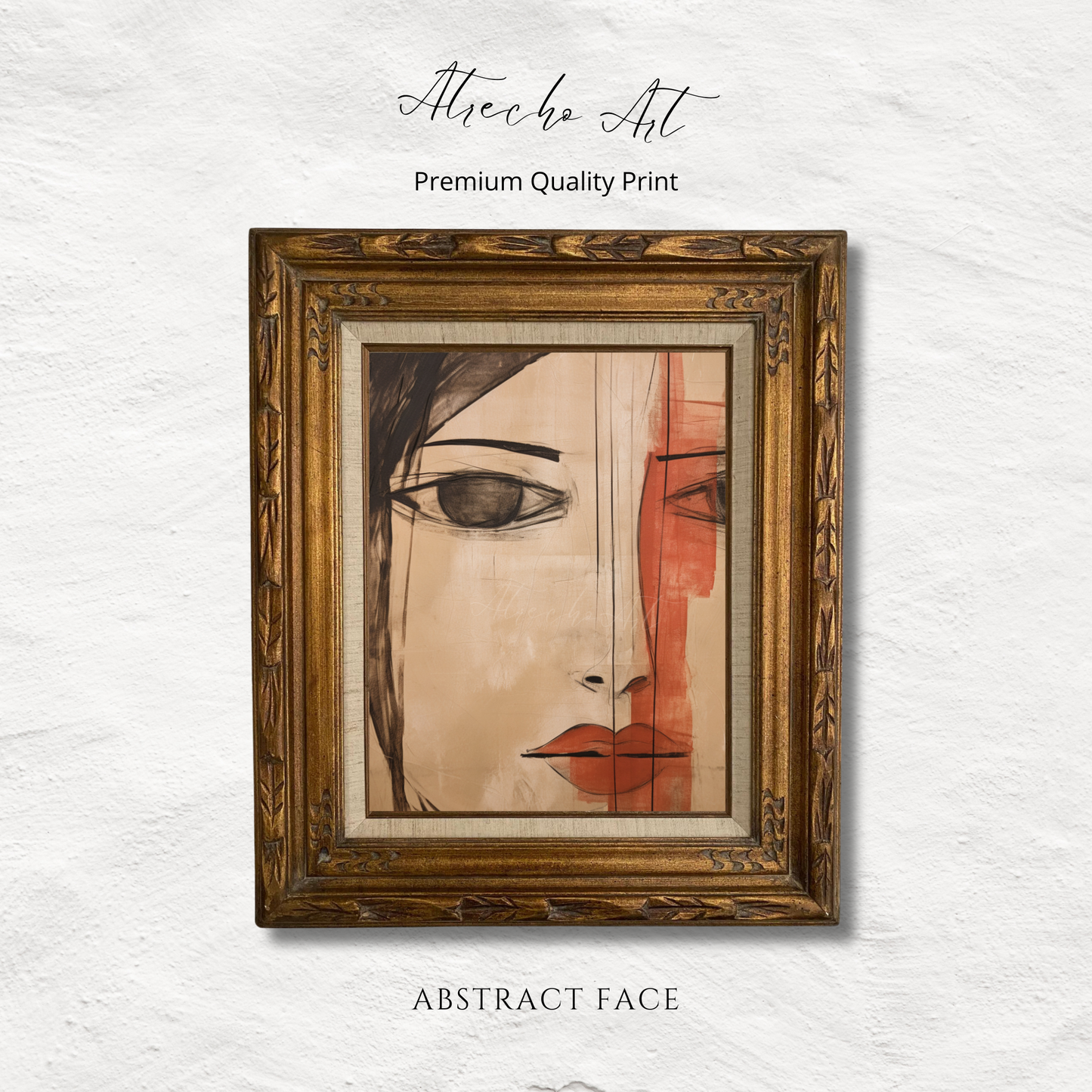 ABSTRACT FACE | Printed Artwork | AB02