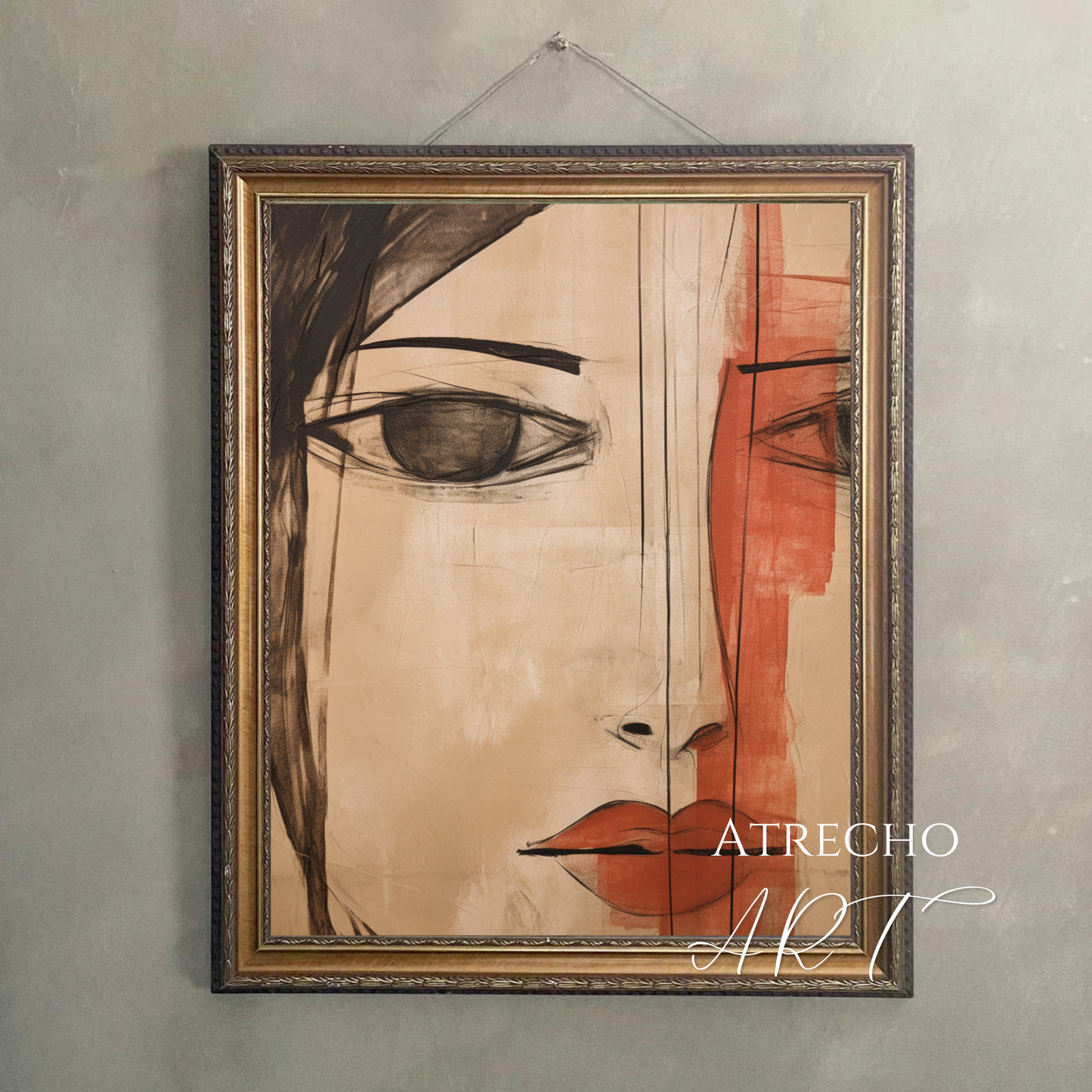 ABSTRACT FACE | Printed Artwork | AB02