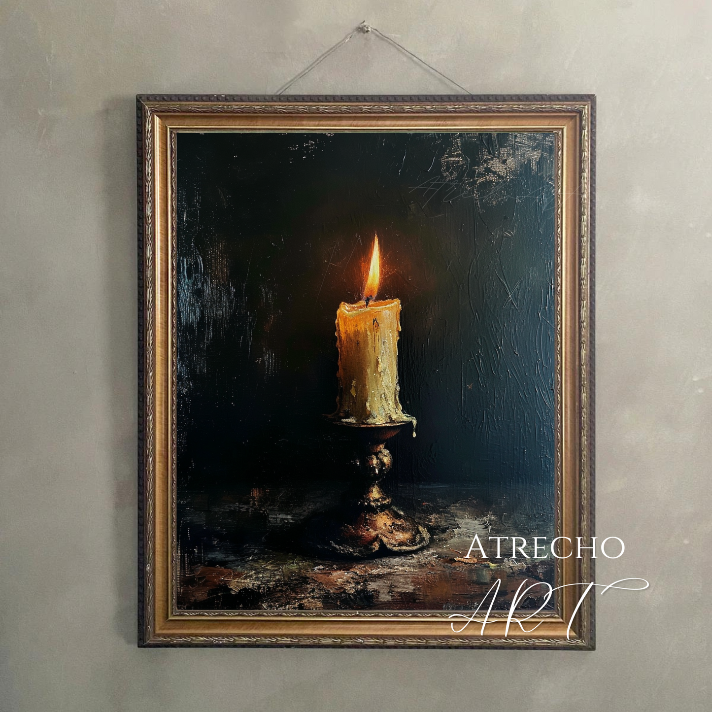 VINTAGE CANDLE | Printed Artwork | SL12