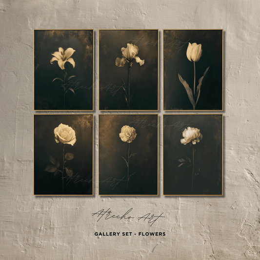 SET OF SIX Prints | P605 | Flower Collection
