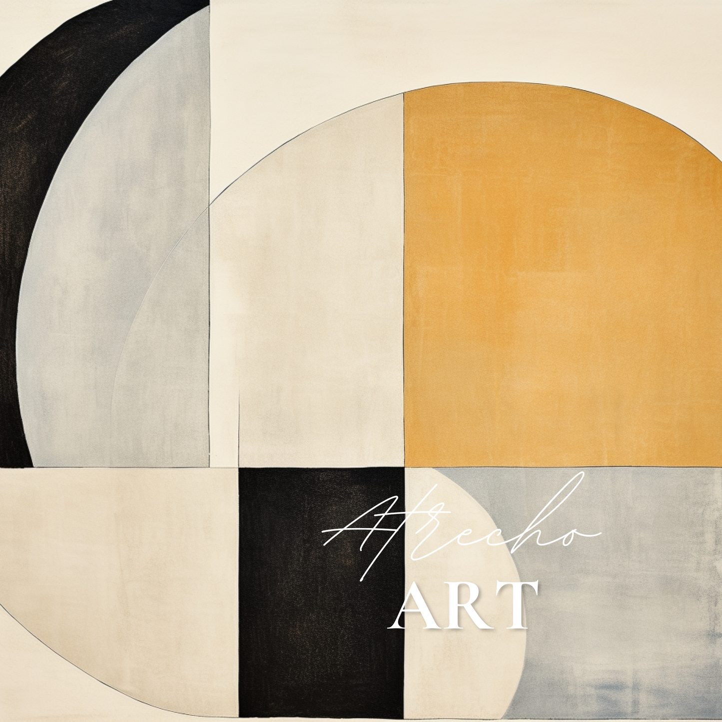 ABSTRACT ARCHES | Matte Canvas Artwork | AB03